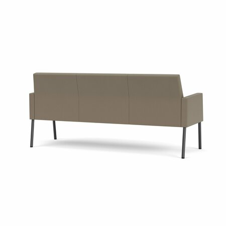 Lesro Mystic Lounge Reception Sofa, Charcoal, MD Farro Upholstery ML1601